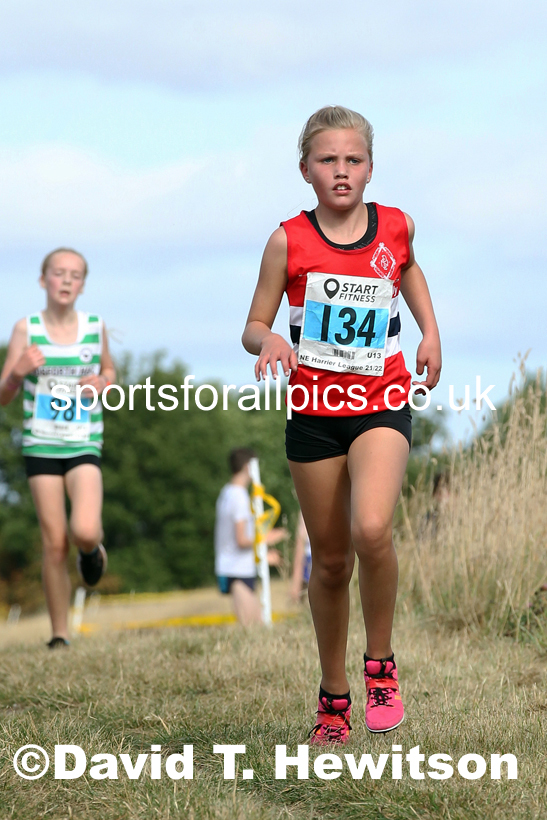 Girls under-13s 2021 North Eastern League, Wrekenton, Low Fell, Gateshead. Photo: David T. Hewitson/Sports for All Pics